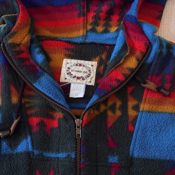 Runaway Bay Multicolor Fleece Jacket - Picture 4 of 5